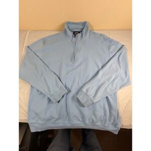 Men's Jack Nicklaus Light Blue Quarter Zoo Pullover Size XL‎